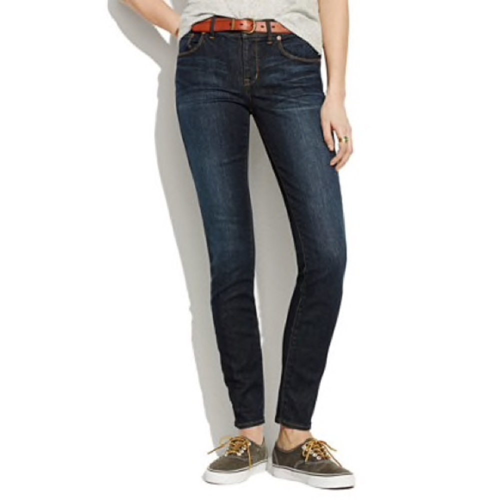 Madewell Skinny Skinny Dark Wash Jeans Tall